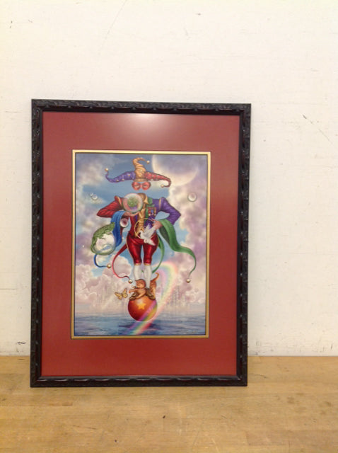 25.5x20 Framed "Fool of Dreams" Signed Print