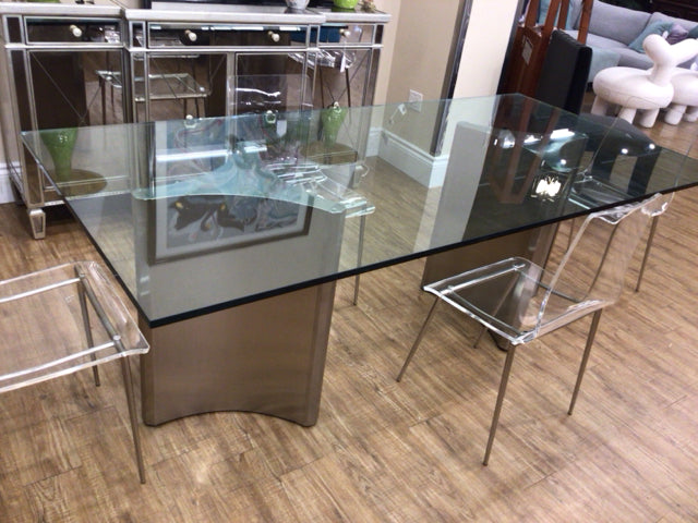 AS-IS 84" X 40" RH Dalton Rectangular Dining Table