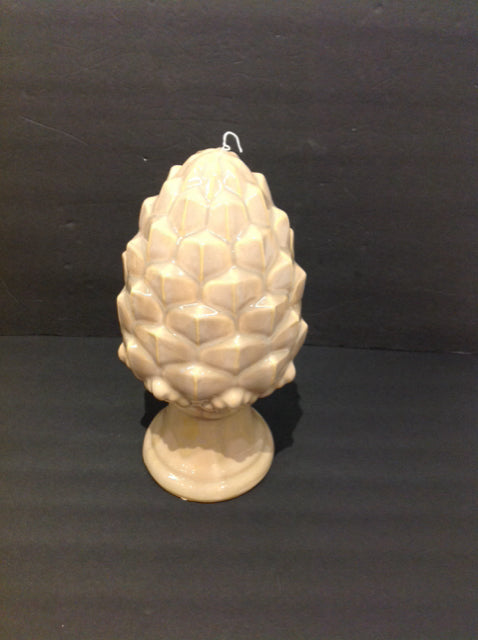 15" Mocha Ceramic Artichoke