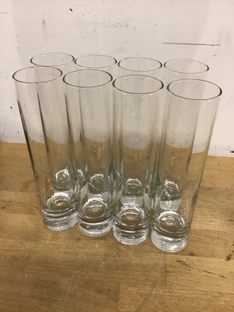 7.5" Slim Clear Glasses