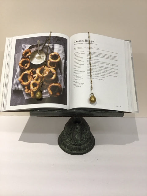 MacKenzie Childs Cookbook Stand w/Golden Eggs