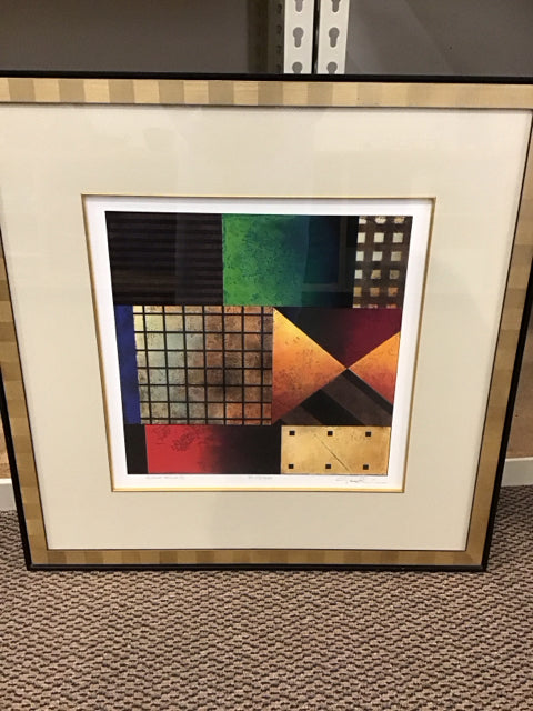 29.5" Sq. Abstract Art Print