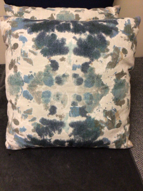 White/Blue Pillow