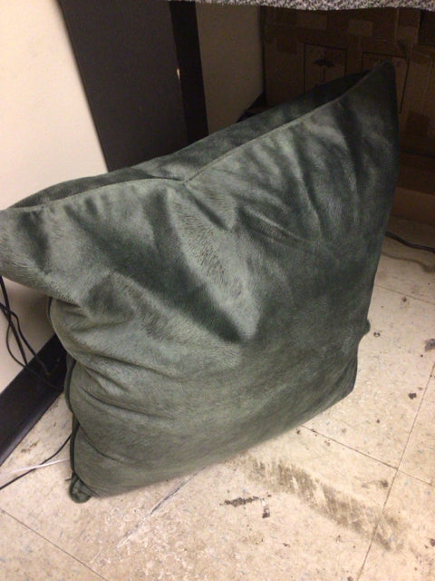 Green Faux Hyde Pillow