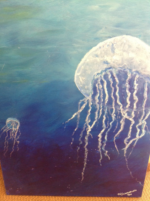 36" X 48" Signed Jellies Canvas