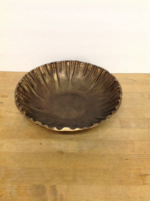 12" Gold Metal Bowl
