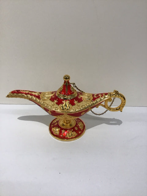 Red Gold Genie Bottle