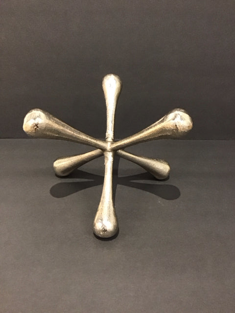 8" Silver Metal Jack