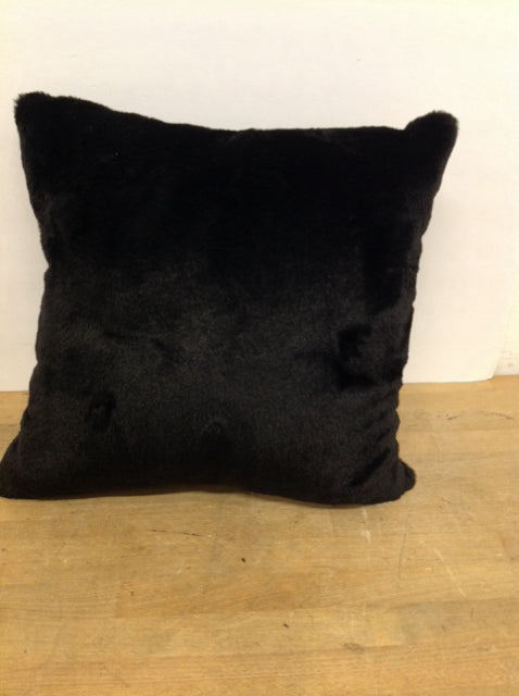 Black Velour Pillow