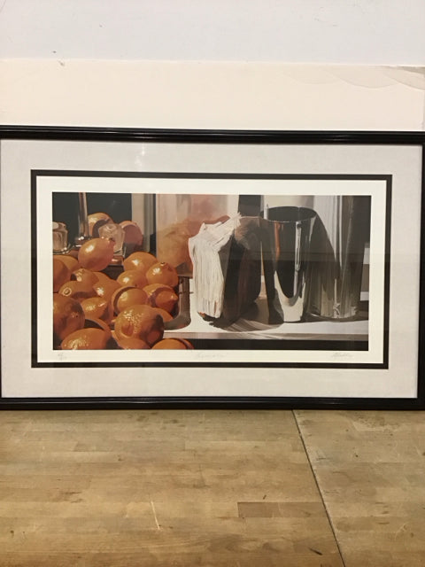 42x26 Framed "Lemons" Signed Maddox 48/950
