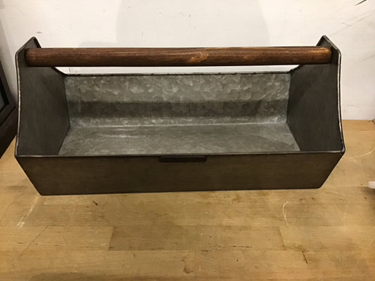 17" "Magnolia Home" Metal Garden Box