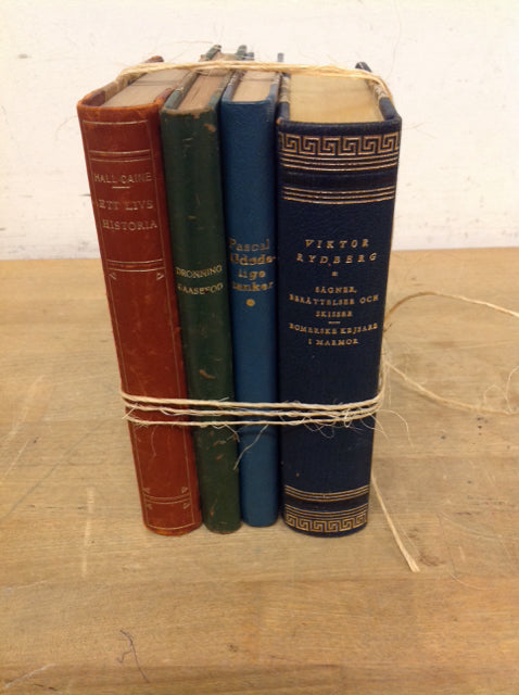 Set Of 4 Decorative Books