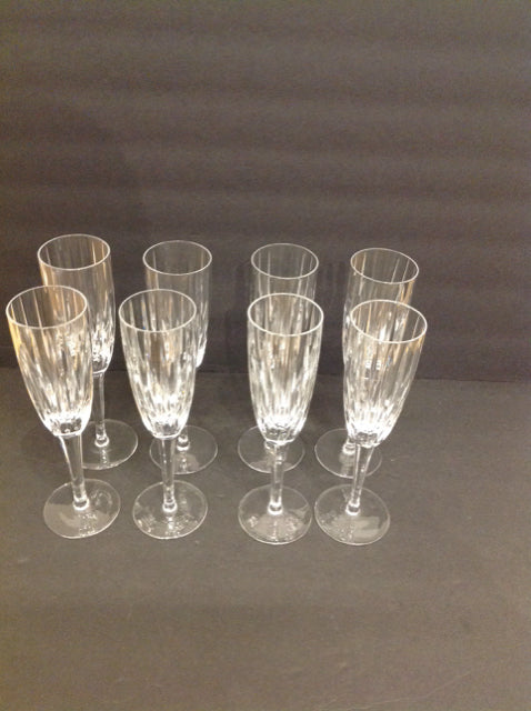 Set/8 Astral Peerage Champagne Flutes