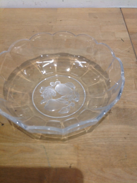 Bowl- 10" French Crystal Fruit