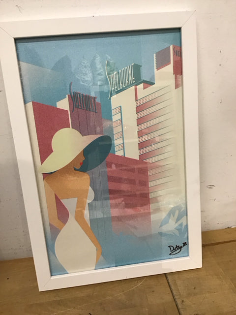 19"x12" Shelborne Building  Art Print