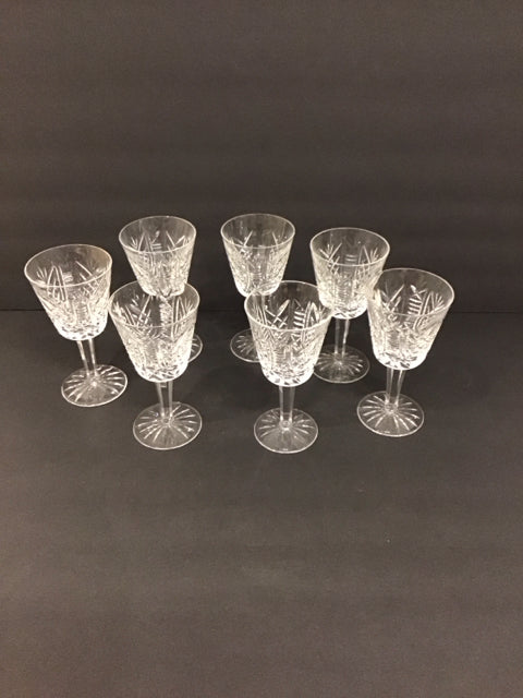 Set/7 Waterford Clare Wine Glasses