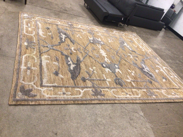 8' x 9'8" Arhaus Brown & Grey Rug