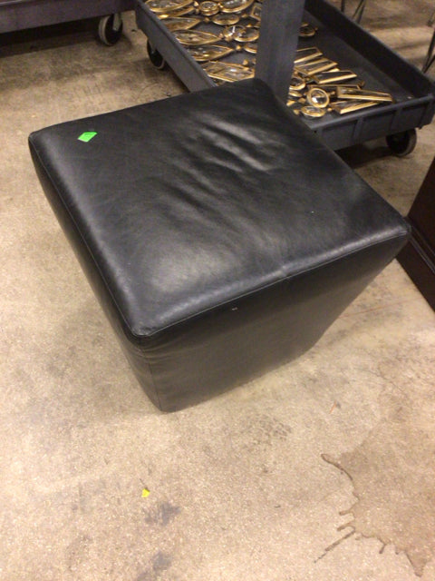 Ethan Allen Black Ottoman