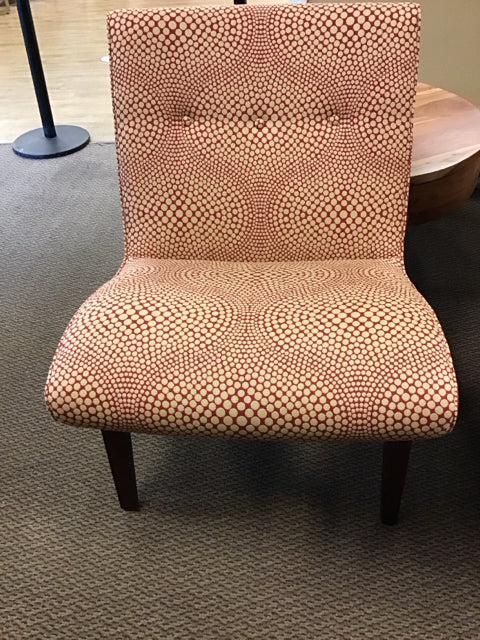 Room & Board Delia Chairs Crimson Mirror Pattern