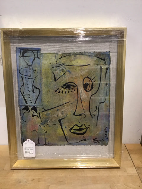 18.5x22.5 Face All Over the Place COA GORE