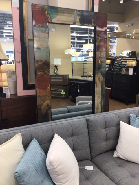 35" X 78 1/2" RTG Multi Color Floor Mirror