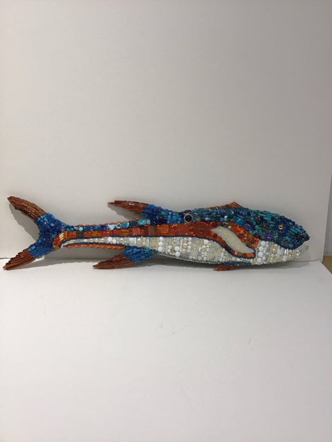 35x9 "Amber" The Tropical Fish Susan David