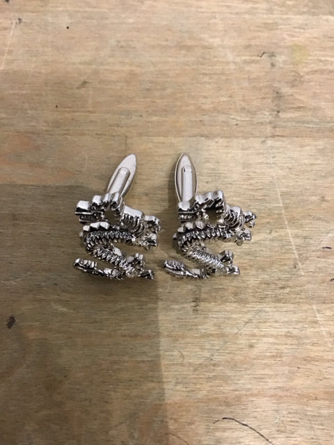 Silver Dragon Cufflinks