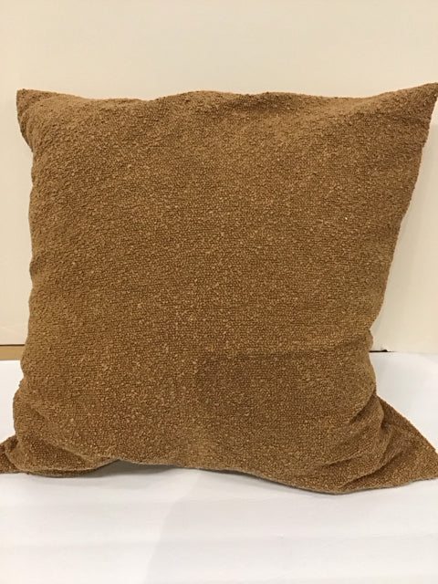 Brown Boucle Pillow