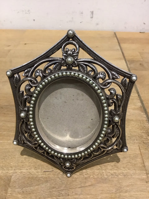 3"x2" Silver Pearl Photo Frame