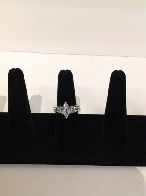 Rhinestone Engagement Ring