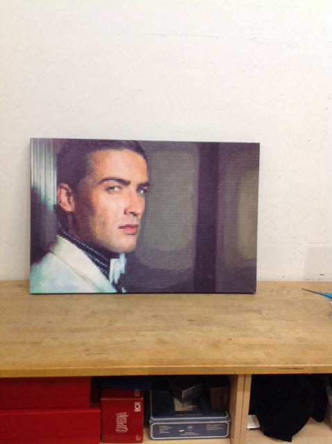 24x36 Digital Guy Print On Canvas