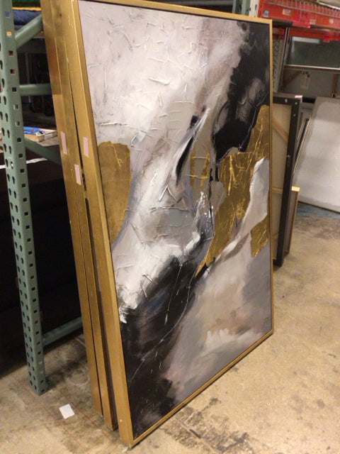 60x40 Framed Abstract Art