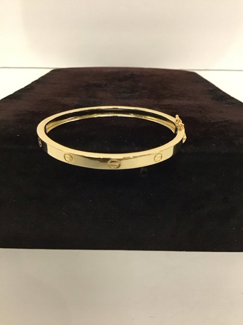 Cartier Style Nail Cuff Bracelet