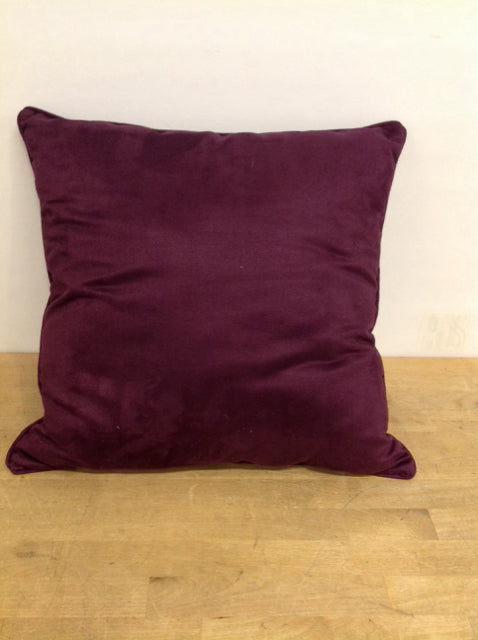 Purple Velour Pillow
