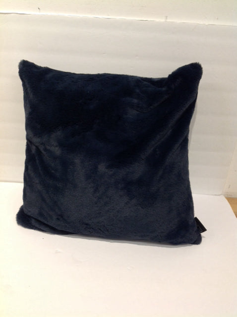 Navy Blue Plush Pillow