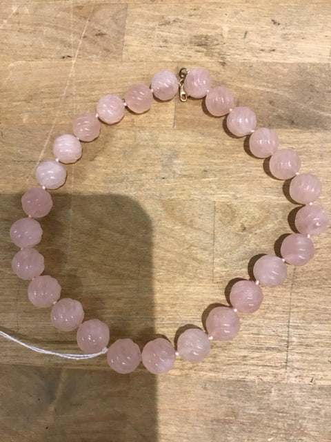 Pink Bead Choker