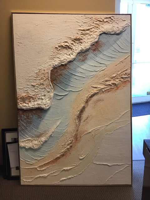48x72 Plaster Art Texture Painting