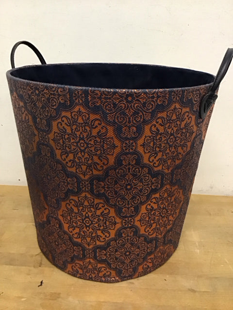 17" Blue Metallic Bronze Basket