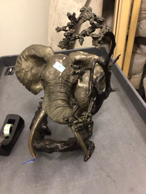 Mark Hopkins Signed Ancient of Days Elephant Sculpture