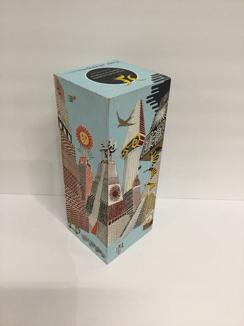 12" Hand Painted/Signed Wood Tequila Box
