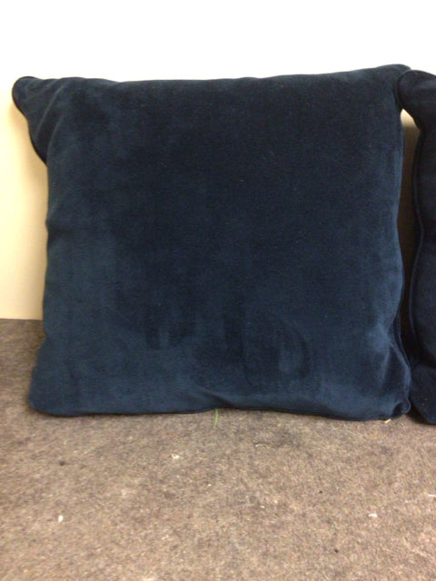 Dark Blue Fabric Pillow