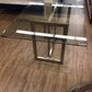 60"Lx36Wx31H West Elm Hick Glass Dining Table