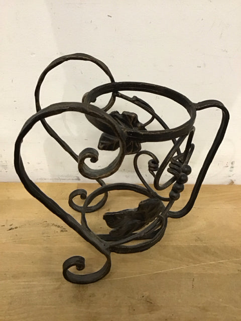 9" Metal Ivy Wine Rack
