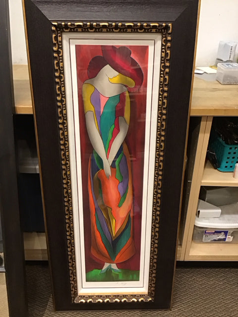 21x50 Framed "Appen" By Kinff S/N