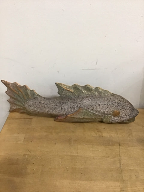 19.5 Metallic Wooden Fish