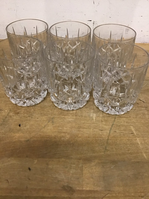 Set Of 6 Natchmann Noblesse Like Double Old Fashioned Glasses