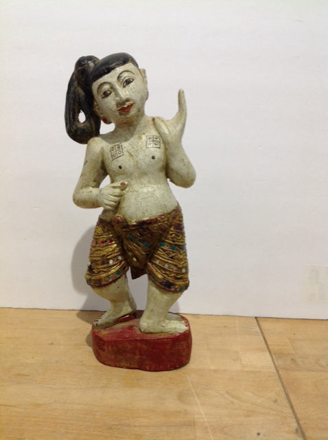 15" Wood Thai Male Dancer