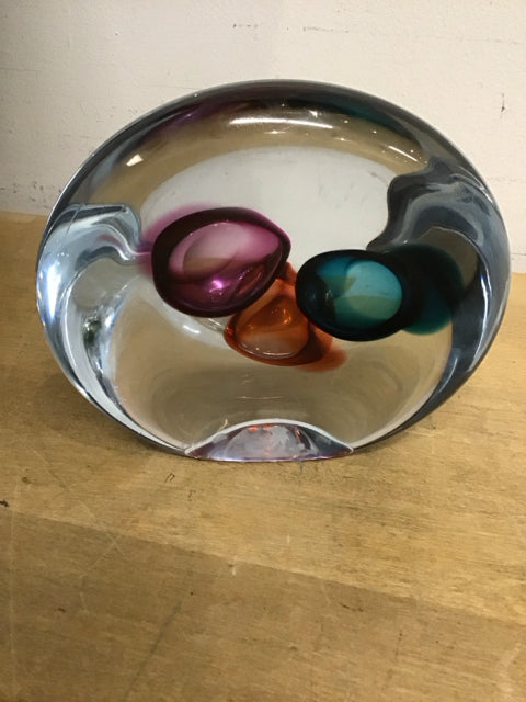 6" Judi Weilbacher Art Glass Figure Signed