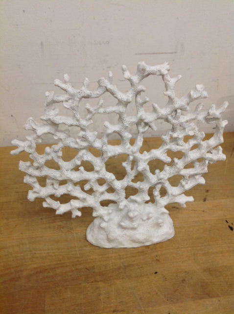 10" Resin White Coral