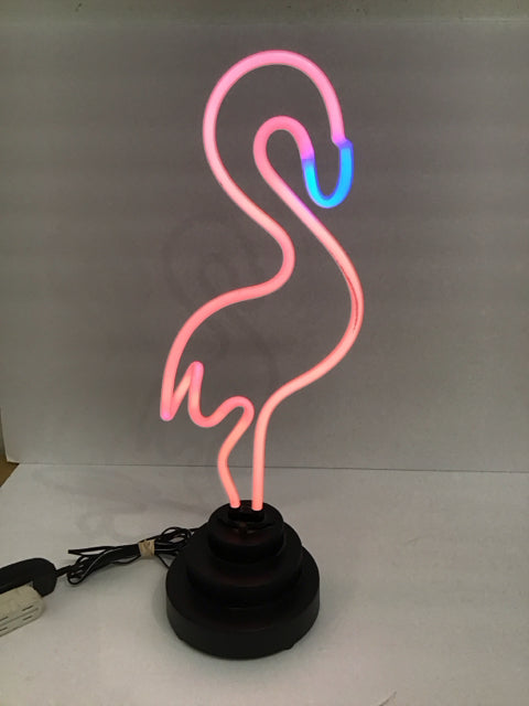 18" Pink Flamingo Neon Light